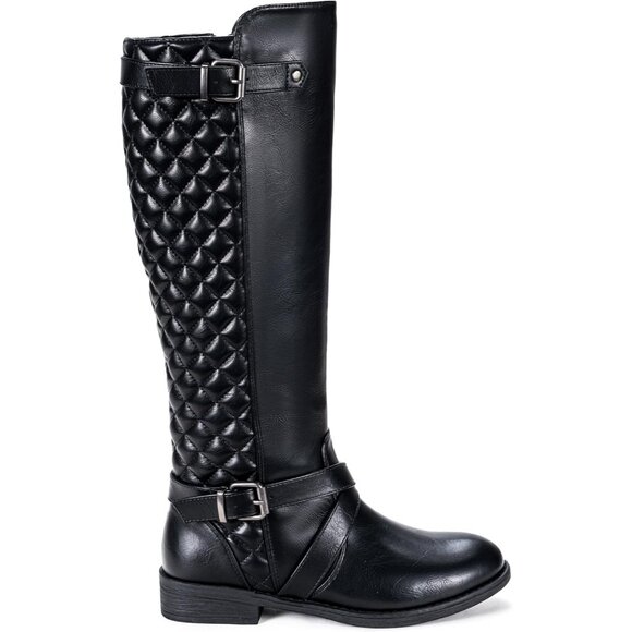 Women's Black Jeossy Women's 950 Knee High Riding Boots with Zipper Wide Calf - Picture 3 of 8